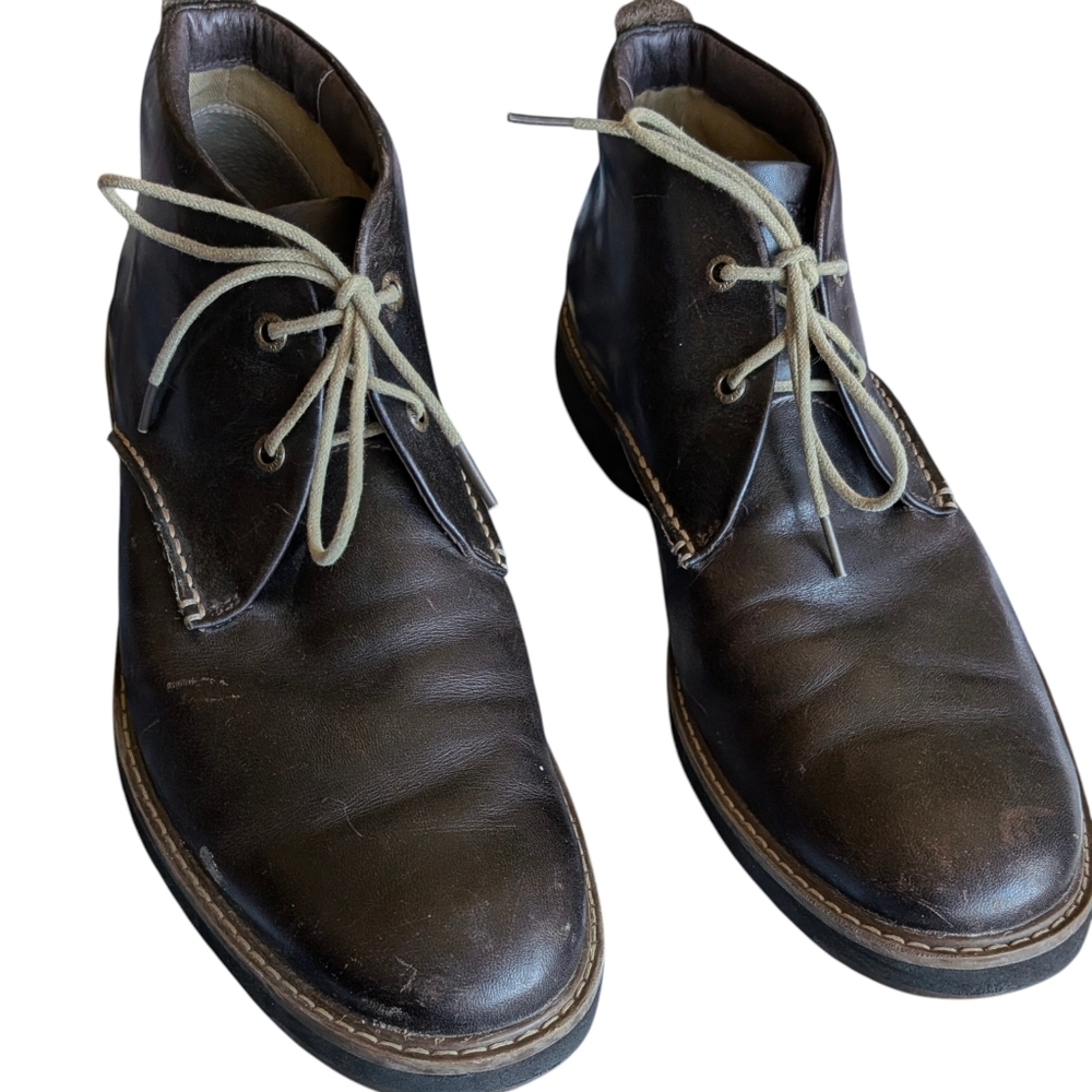Sperry Men's Leather Chukka Boots in Rich Brown 11.5 Casual Business Lace Up